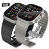 Ultra 2 1 Titanium Color For Apple Watch Ultra 49mm 45mm 44mm 42mm Luxury Bracelet iWatch 46mm 41mm 8 9 10 Stainless Steel Band
