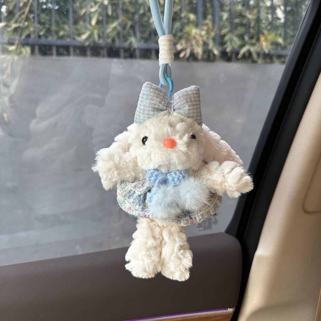 Bonnie Bunny Plush Keychain: Cute Girl Doll Bag Charm & Bestie Birthday Gift