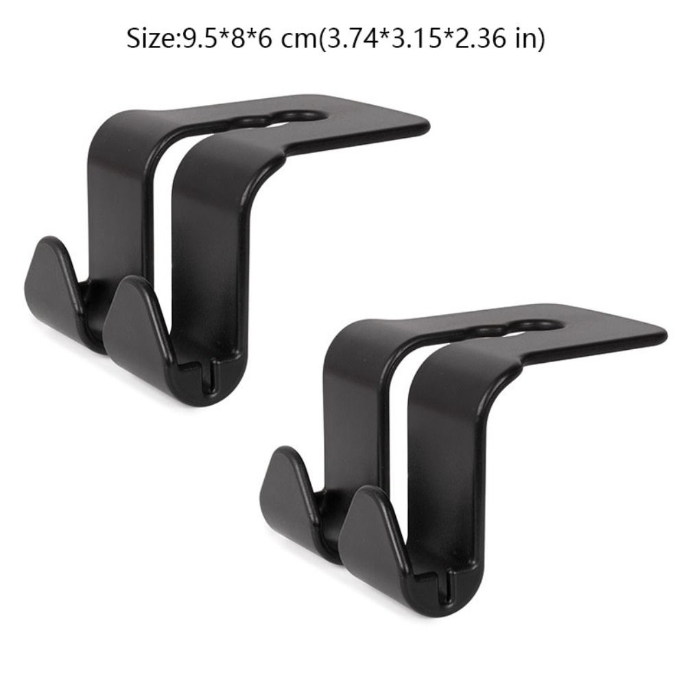 2 Pcs Car Interior Headrest Hanger Universal Handbag Bracket New Car Rear Seat Hook