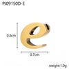 CARLIDANA Stainless Steel Gold PVD Plated DIY Lower Case 7mm Letter Alphabet Initial Charm Pendant Accessories Jewelry Fitting