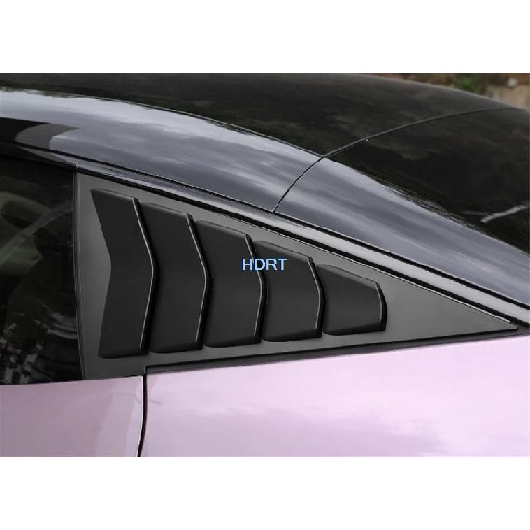 For Geely Lynk & Co 10 EM-P 2025 + Car Style Rear Side Triangular Glass Window Shutter Louver Cover Accessories Exterior Sticker