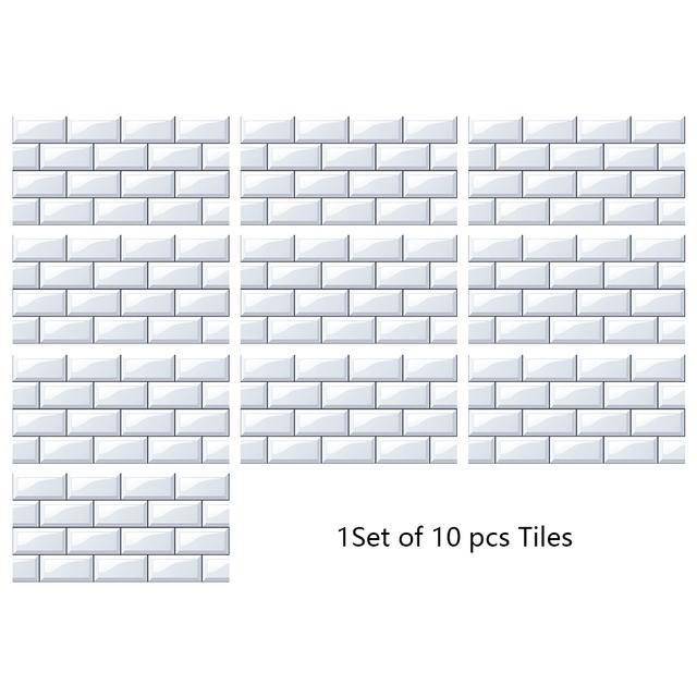 29 Styles Flat Marble Embossing Tiles Wall Sticker Kitchen Oil-proof Bathroom Waterproof Peel & Stick Hard Crystal Wallpaper