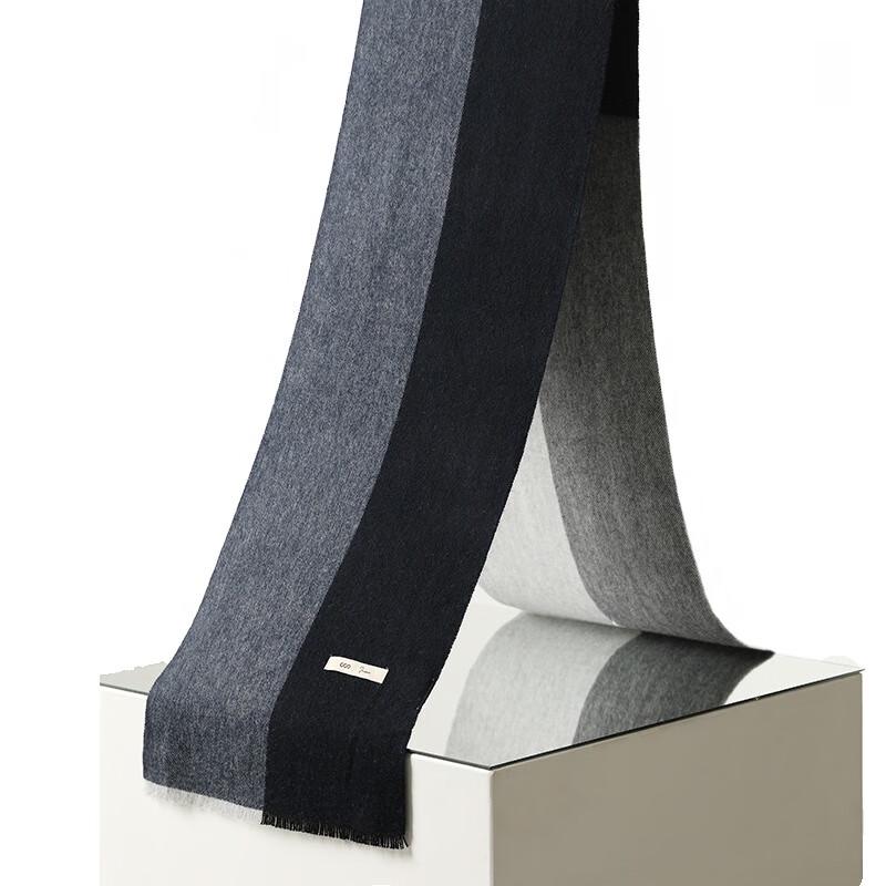 Jiumu Men's Pure Wool Winter Scarf