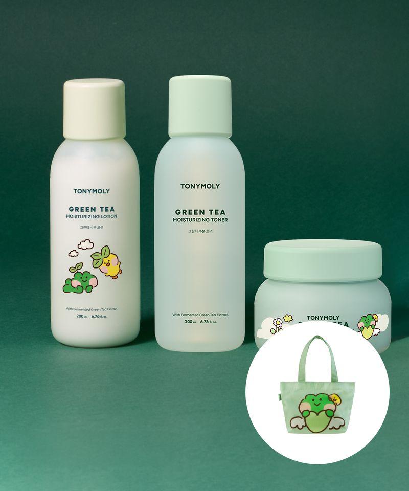 [Green Tea 3-Piece Set] Toner + Lotion + Cream (200ml*2 + 100ml)