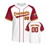 Mens Baseball Button Shirt Venezuela Flag Print Sports Team Top