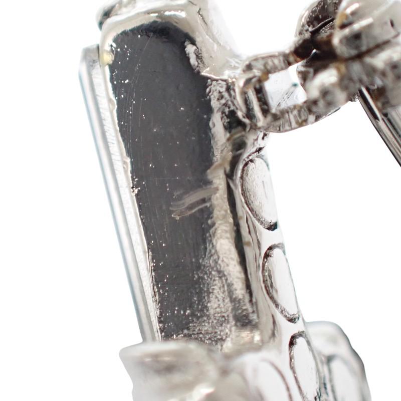 CHANEL  Brooch Silver metal Women