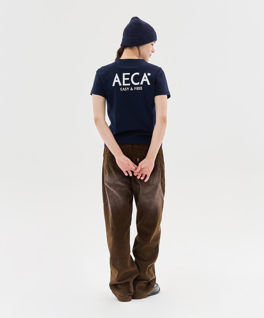 AECA Aeca Signature Tee-Navy