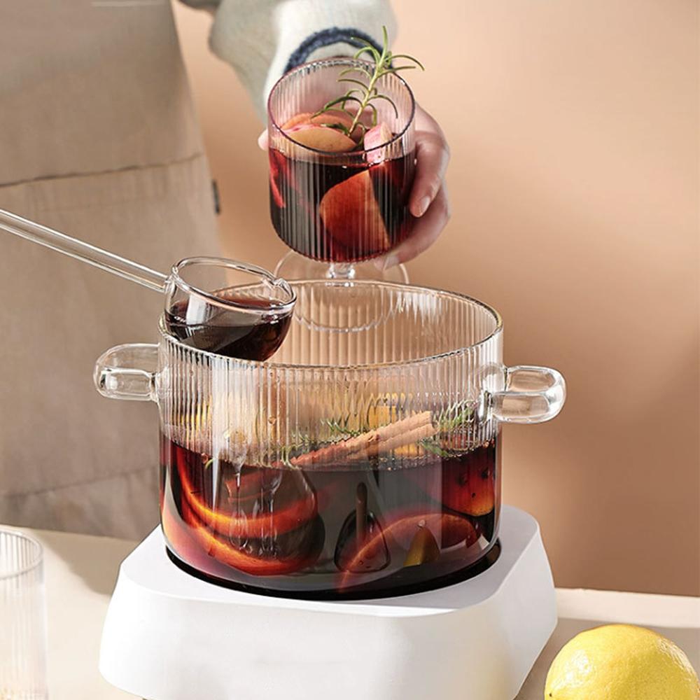 

Clear Cooking Pots With Lids Multi-Purpose Heat-Resistant Pot For Brewings Tea China Mainland