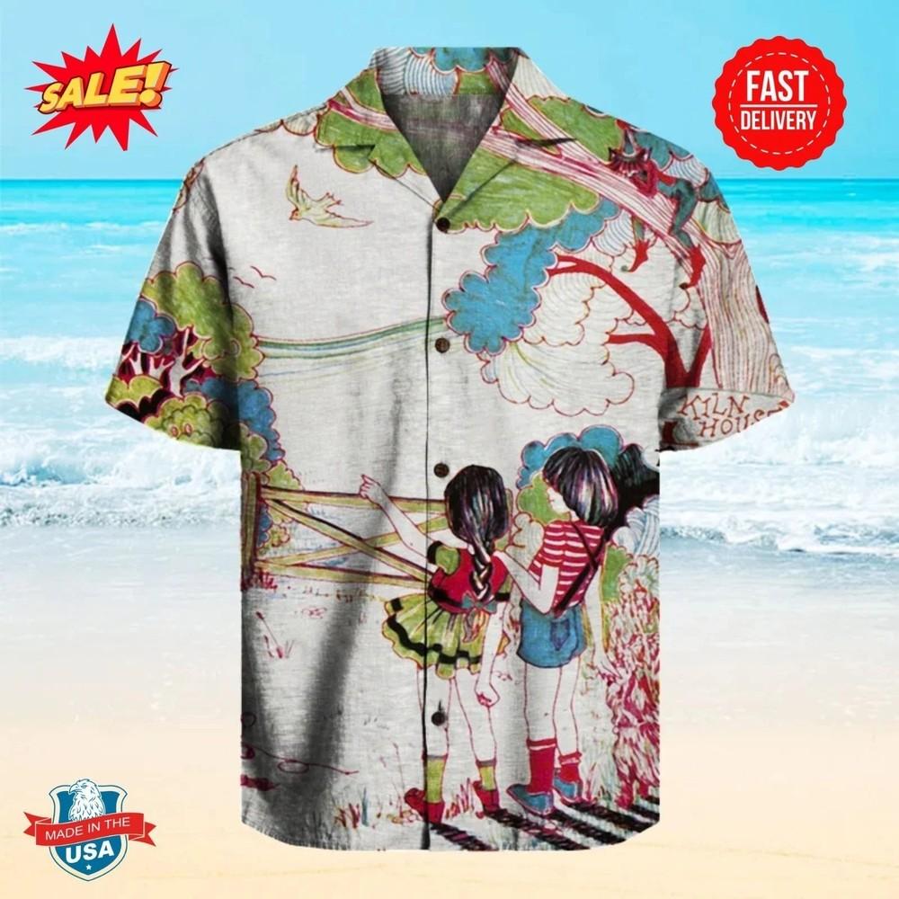 Fleetwood Mac - Kiln House | Унисекс Гавайская рубашка Унисекс Футболка XXL