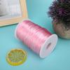 6.5cm Naylon Örgülü Saten Kordon Çin Düğümleme Takı Yapımı DIY Kordonlar El Sanatları Dekorasyonu Pembe