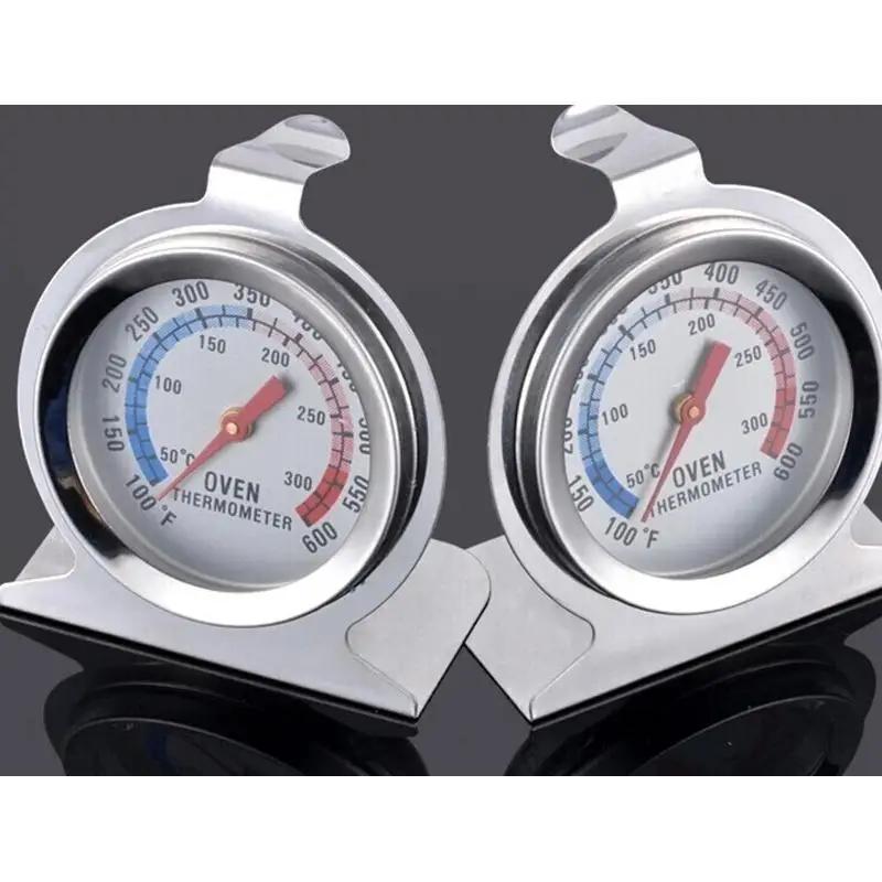1Pcs Food Temperature Stand Up Dial Oven Thermometer Stainless Steel Gauge Gage Large Diameter Measuring Appliance Kitchen Tools