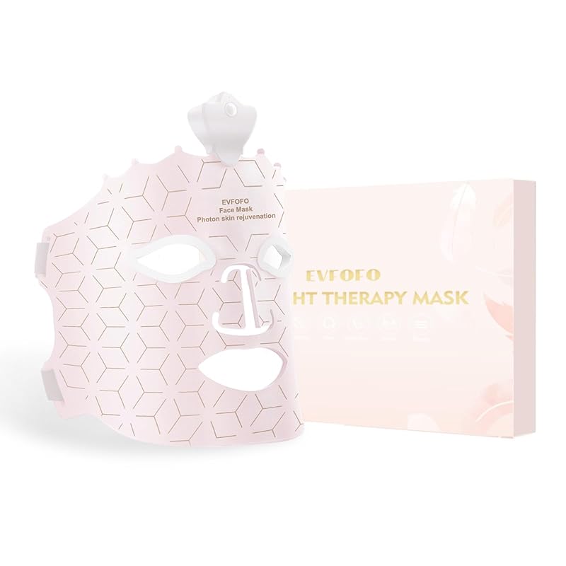 Маска для светотерапии лица, 7 цветов, светодиодная маска для лица для светотерапии в домашних условиях, светодиодная маска для лица для светотерапии, черная