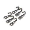 10x Antique Bronze Wall Door Key Hooks Hanger Hat Coat Bag Hanging Home Decor