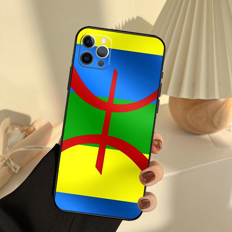 Amazigh Symbol Berber Academy Hülle Für iPhone 11 12 13 14 15 16 Pro Max Hülle Für iPhone 13 12 Mini XR X XS Max Plus
