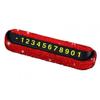 Women Car Temporary Parking Card Car Bling Kit Glittering Hidden Telephone Number Plate Auto Park Stop Card Accessories