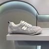 New Spring and Summer Men's Shoes Low-top Lace-up Mesh White Shoes Men's Versatile Soft-soled Breathable Casual Trendy Shoes