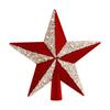 Christmas Tree Star Decor With Plastic Material For Holiday Scene Display And Window Decoration