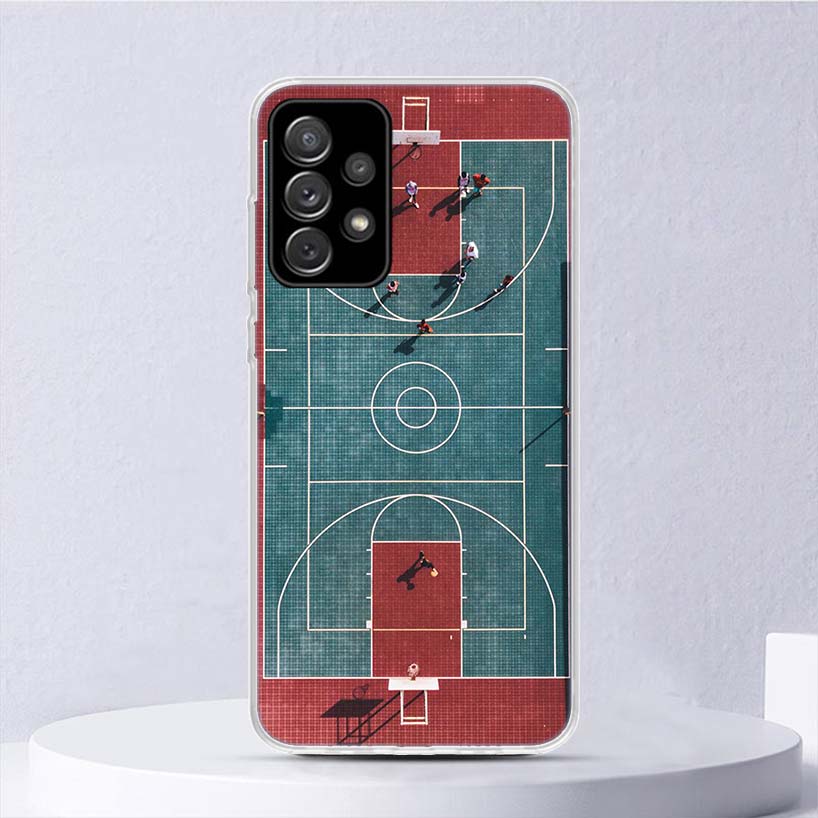 Basketball Basket Sports Soft Case For Samsung Galaxy A51 A71 A50 A70 A21S Phone Cover A30 A20E A10 A31 A41 A6 A7 A8 A9 Shell Co