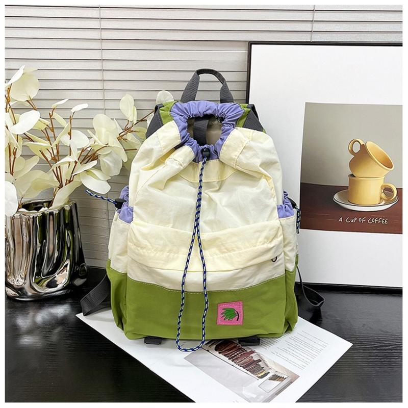 Damen Rucksack mit Kordelzug Leicht Großes Fassungsvermögen Tasche für Mittel- & Oberschüler für Outdoor-Sport