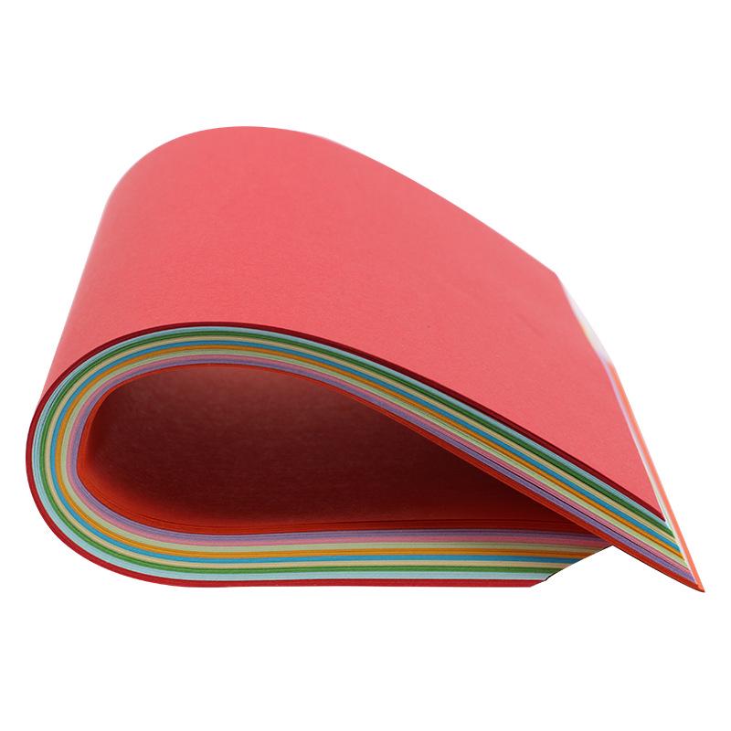 Origami A4 Square Colored Paper, 70g Handmade Cardstock for Students & Kindergarten