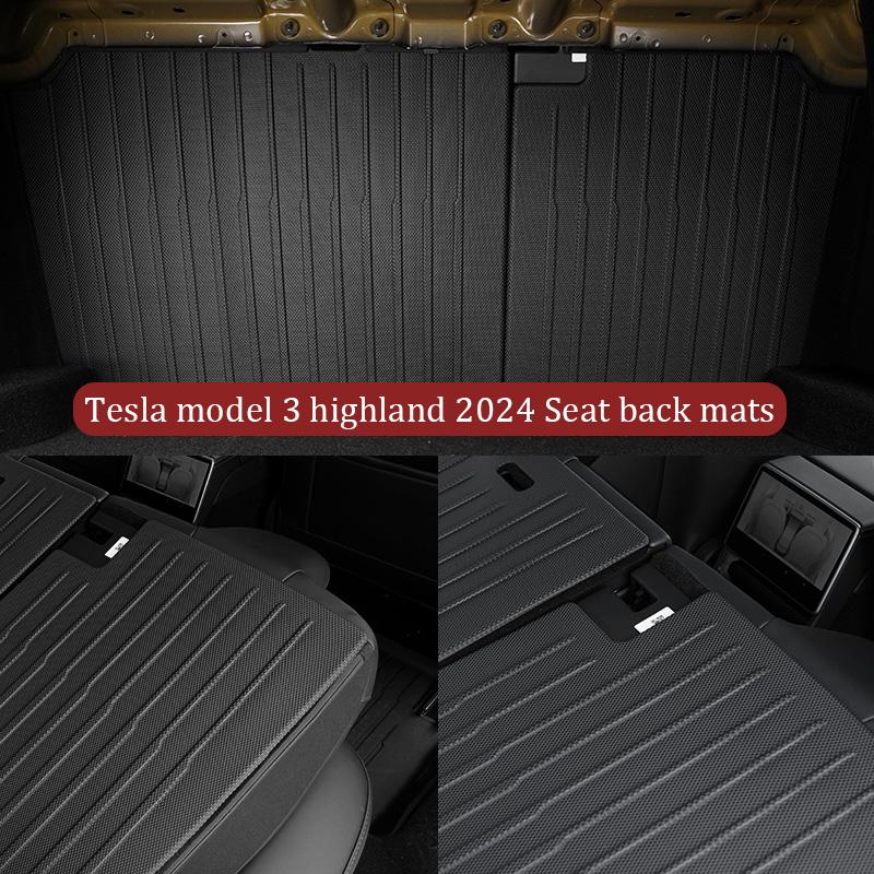 For Tesla Model 3 2024 Highland Floor Mats Cargo Liner Waterproof Anti-slip Trunk Mat TPE Pads Model 3 2025 Highland Accessories