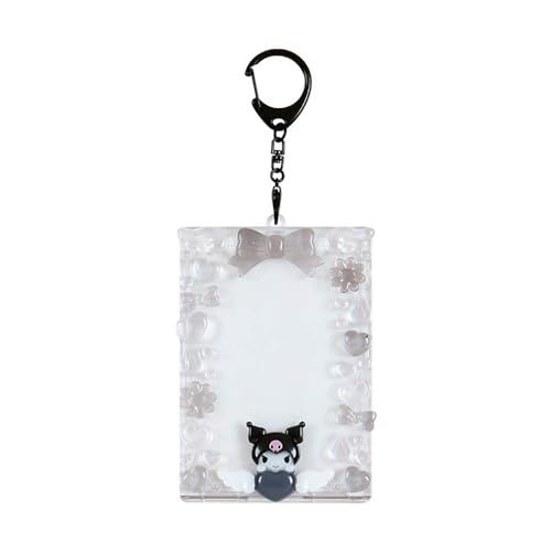Sanrio Trading Card Holder (Enjoy Idol) Kuromi Approximately Width 7.4 Depth 0.8 Height 10.5 cm Storage Size Within 9.2 6.6 689793