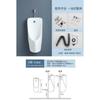 ZLIII Wall-Mounted Ceramic Urinal