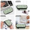 Pen Case High Capacity 300D Polyester Easy Open Zipper with Main Compartment Mesh Pocket and Pen Slots for Middle School Students