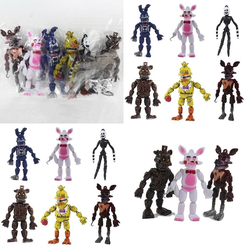 New Arrival 6pcs Fnaf Five Nights At Freddy's Miniature Game Collection