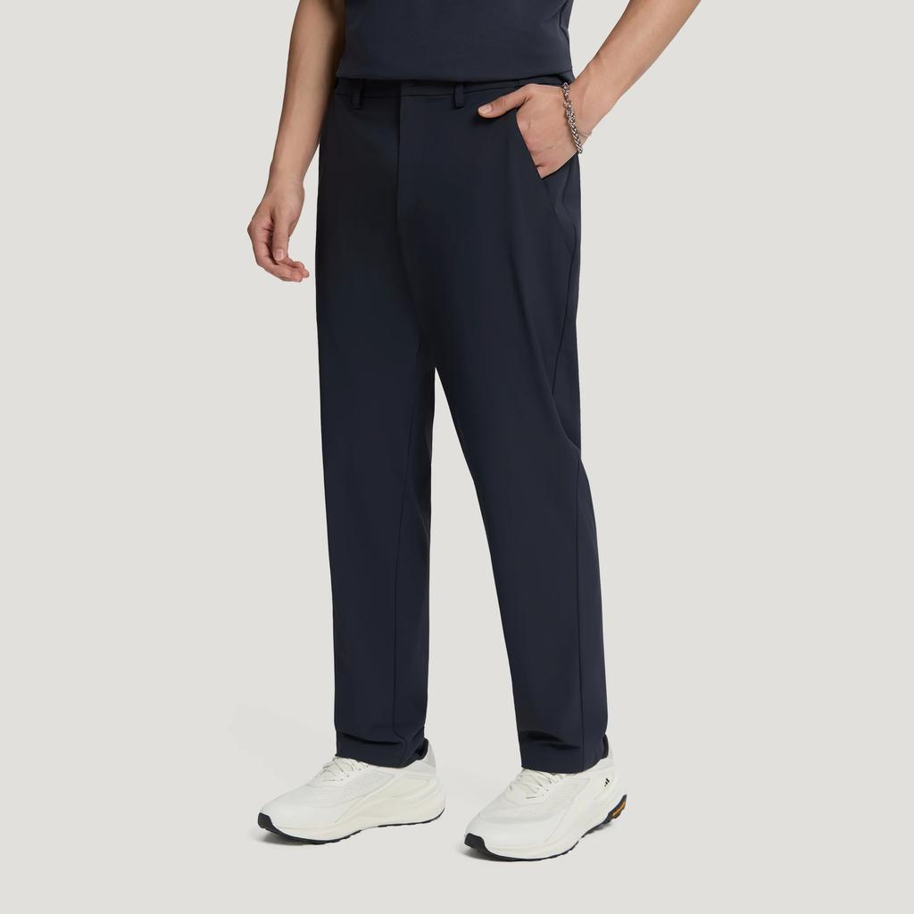 Adidas Flat Front Wuzong Series Woven Solid Color Casual Mid Waist Sports Pants Men pants KY5134