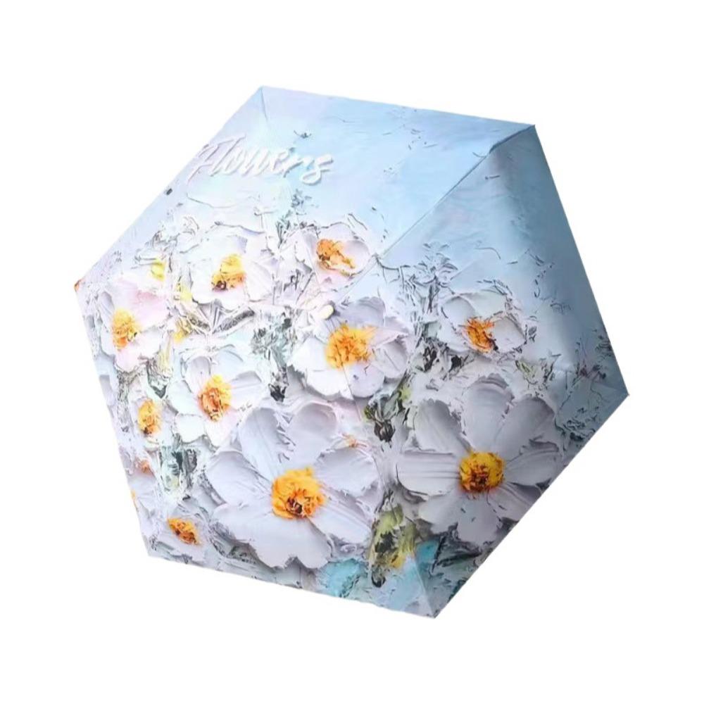 Folding Mini Sun Umbrella Portable Sun Rain Umbrella Stylish Compact Pocket Umbrella  Rain Or Shine