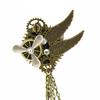 Adjustable Alloy Chain Brooch Pin with Vintage Decoration and Tassels for Cosplay Outfits Cosplay Chain Brooch Accessory