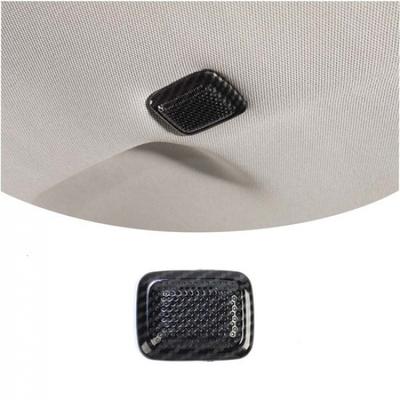 Carbon Roof Top Microphone Bezel Cover Trim for Chevy Colorado/GMC CANYON 14-22