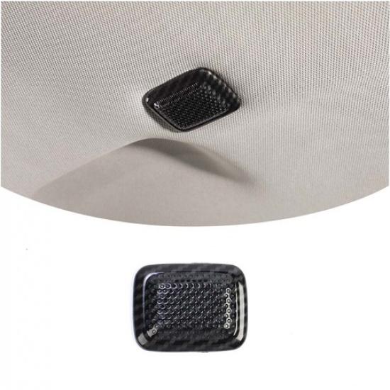 Carbon Roof Top Microphone Bezel Cover Trim for Chevy Colorado/GMC CANYON 14-22
