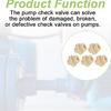 5 Pieces Strong Plastic Check Valves Duckbills 11mm Strong Valves Leak Proof Check Gate Suitable for Smooth Fluid Flows