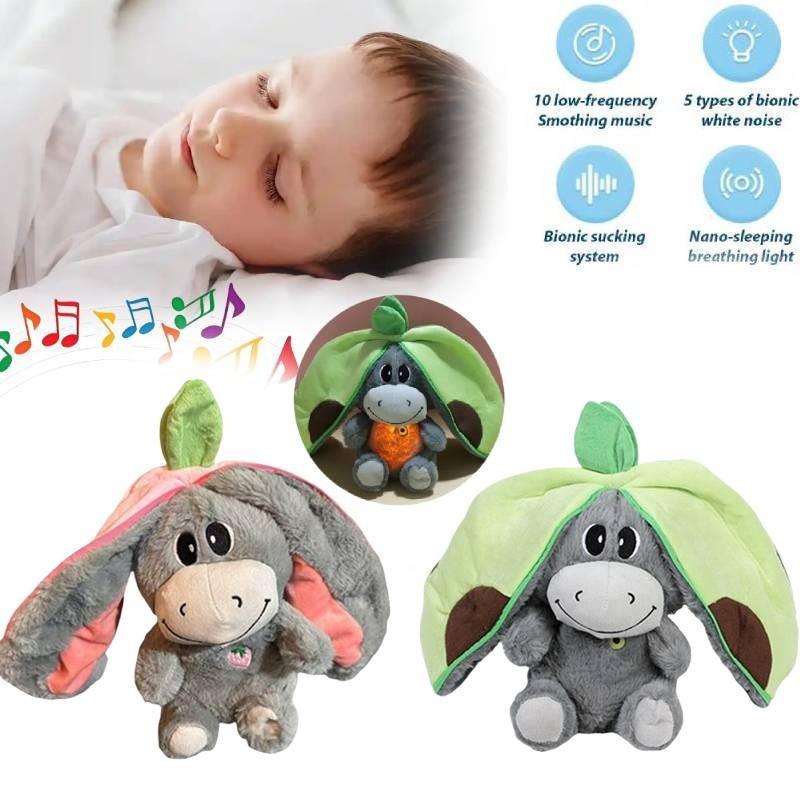 Breathing Anxiety Relief Avocado Strawberry Donkey Plush Toy Kids Doll Soothing