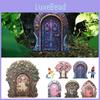 Garden Fairy Door Wooden Decor With Fairy Tale Design For Home And Living Room Decor