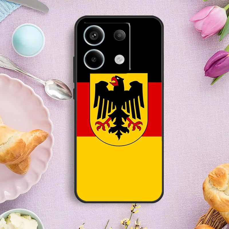 Germany Flag Emblem Case For Redmi Note 13 Pro Plus Note 12 9 10 11 Pro 9S 10S 11S 12S Redmi 12 10 C 13C Cover