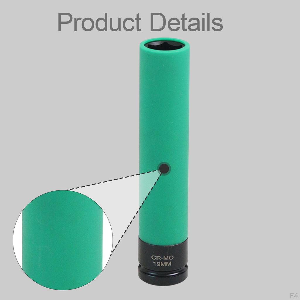 Wheel Protector Impact Sockets 1/2 Inch Drive Accessories Professional Easy To Use 6 Point