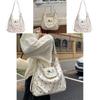 Pu Small Dog Shoulder Bag With Colorful Polka Dots For Daily Use And Casual Outings