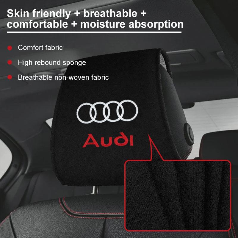 Car Seat Back Headrest Pillow Storage Bag Dustproof Cover For For Audi A4L A6L A3 A4 TT Q3 Q5 Q7 A5 A7 S3 S4 S5 S6 S8 RS3 RS4 RS5 RS6