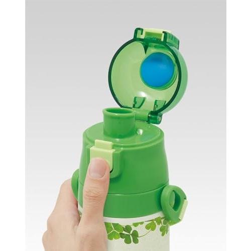Skater Children's Stainless Steel Water Bottle Direct Drinking 470ml Pikmin Child-friendly Lightweight Type Cold Storage Waterbottle Sports Bottle Cut