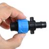 50Pcs Drip Irrigation Connector Tubing Coupling Barbed Locking Fitting Kit for 5/8" Drip Tape Sprinkler 1/2" Barb Irrigation