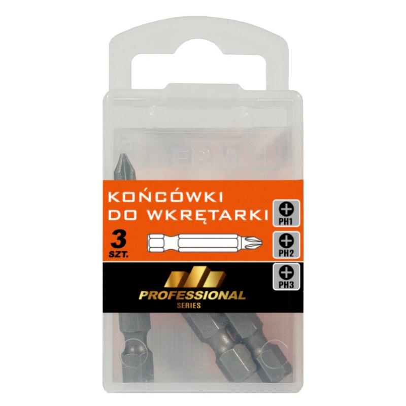Screwdriver Bit 50Mm 3Pcs Ph1, Ph2, Ph3 - E-400-0377