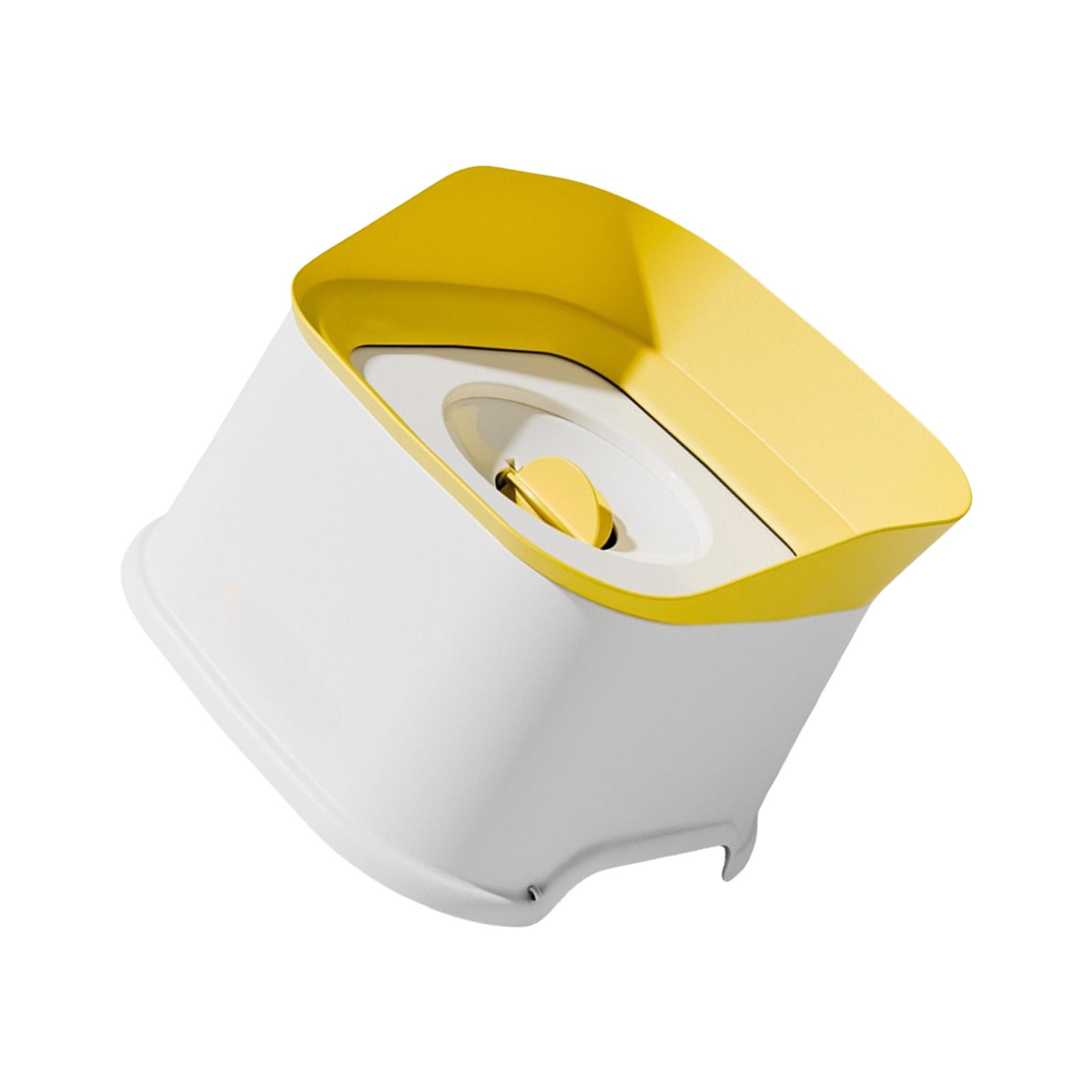 

Spill Resistant Canine Drinking Dish 68Oz Large Capacity Secure Base Construction For Medium Big Animals Smooth Flow Bowl Indoor Outdoor Use 1L жёлтый