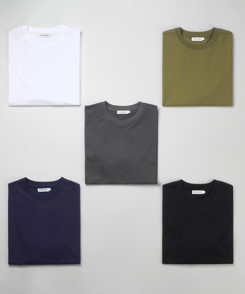 PYEON MA Recycle Short Sleeve T-Shirt - 5Color