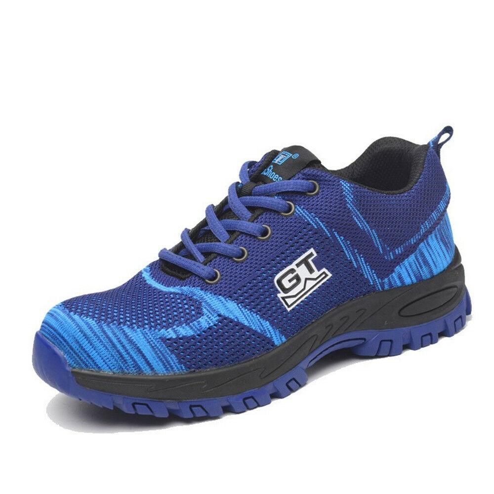 Fashion Men Work  Boots Steel Toe Shoes Indestructible Autumn Winter Sport Lightweight Shoes Work Sneakers -25