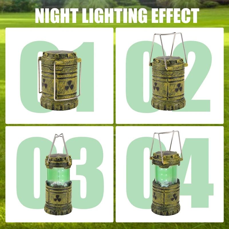 Nuclear Reactor Lantern Gift Mini Handheld Nuclear Reactor Lantern Toy Doomsday Nuclear Reaction Push Simulation Illuminator