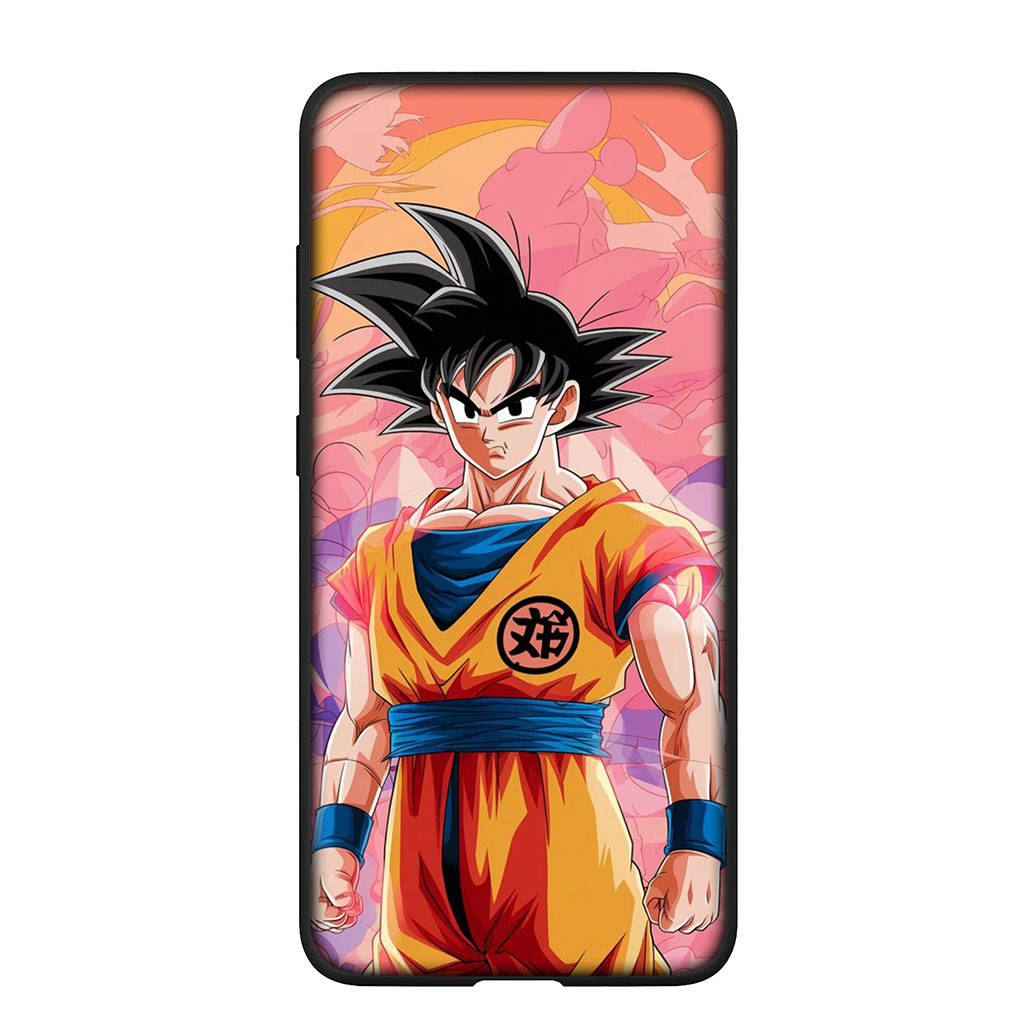 Telefono dėklas, skirtas Samsung Galaxy S25 S24 S23 iPhone 16 15 Xiaomi Redmi Note 14 13 12 16E 11 Pro Max XR OPPO Moto Super Dragon Ball Goku DragonBall dangtelis