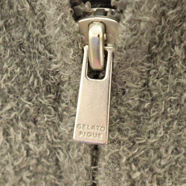 GELATO PIQUE HOMME Long Sleeve Room Wear M Gray Gelato Pique Zip Hoodie Men's Used